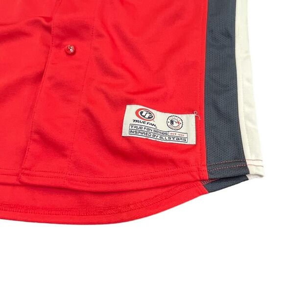 Youth Washington Nationals MLB Red Jersey Sz Large - Picture 3 of 5